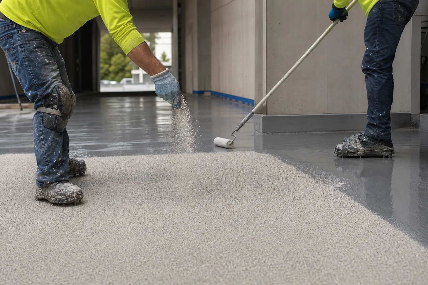 Anti-Slip Protective Floor Coating