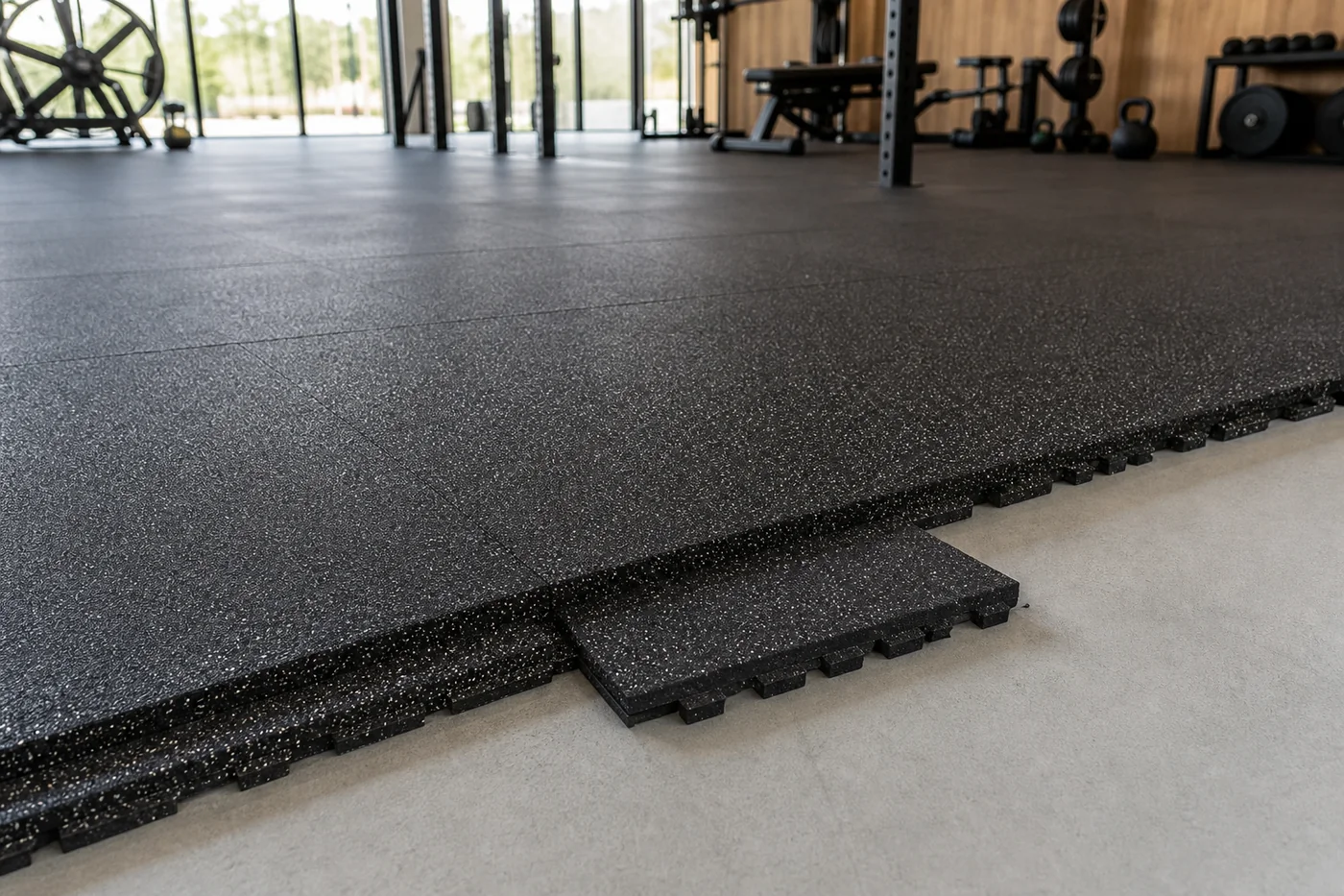 Prefabrik Kauçuk Spor Zemini