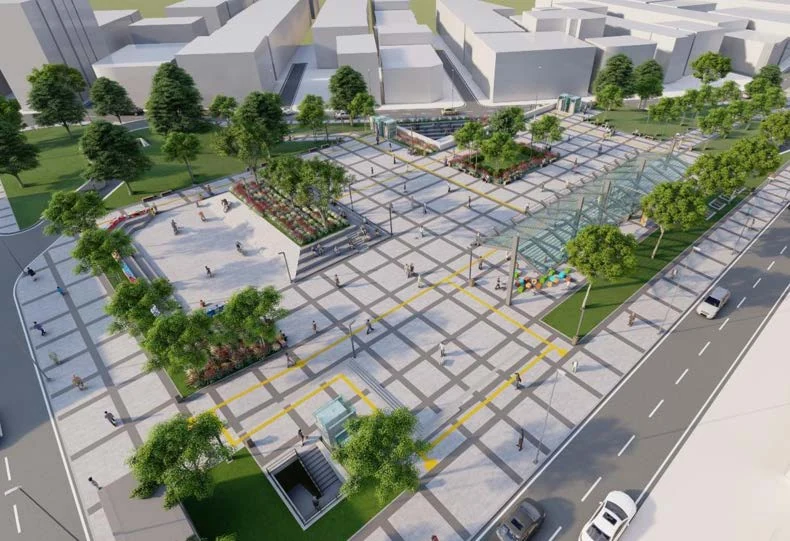 Küçükçekmece Cennet Neighbourhood Square