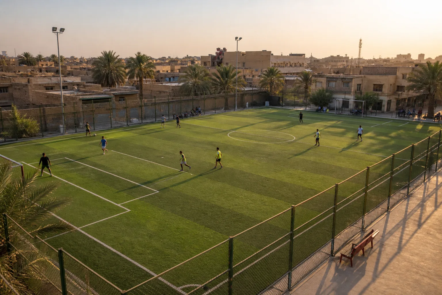 Baghdad Community Football Pitch, Iraq — Cover: Representative image