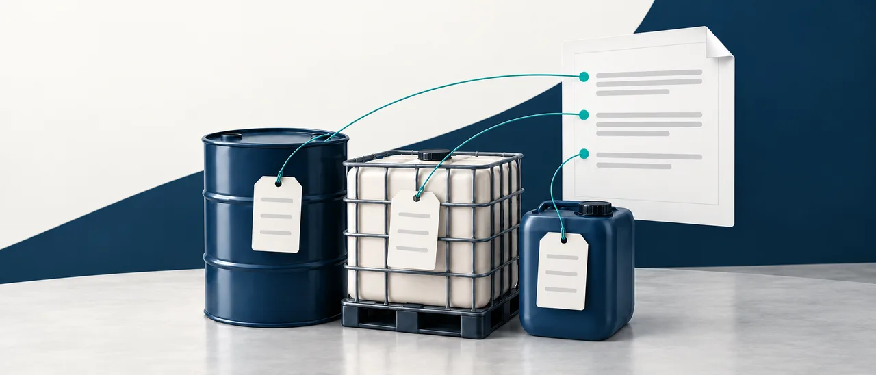 Building Batch and Shelf-Life Traceability for Industrial Chemicals